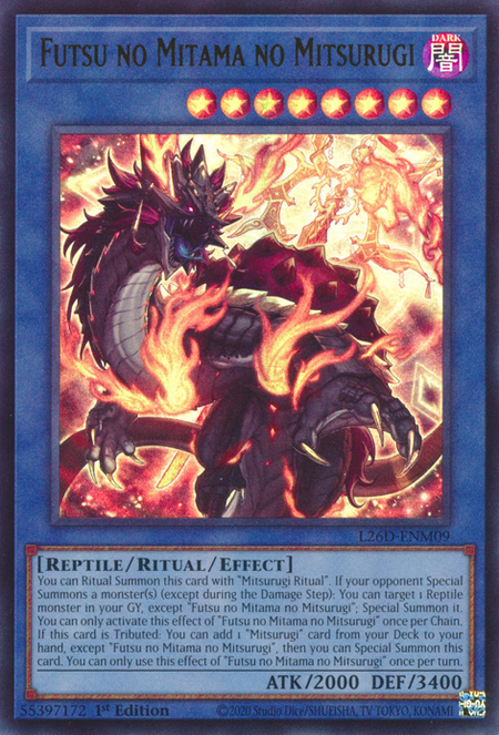 Futsu no Mitama no Mitsurugi - L26D-ENM09 - Ultra Rare 1