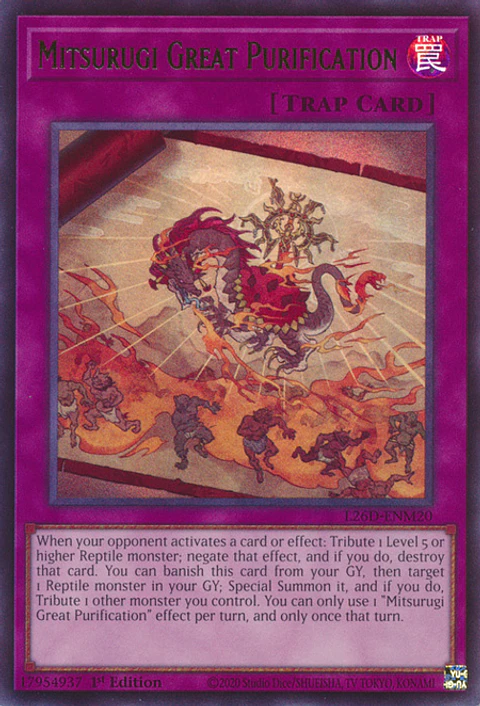 Mitsurugi Great Purification - L26D-ENM20 - Ultra Rare