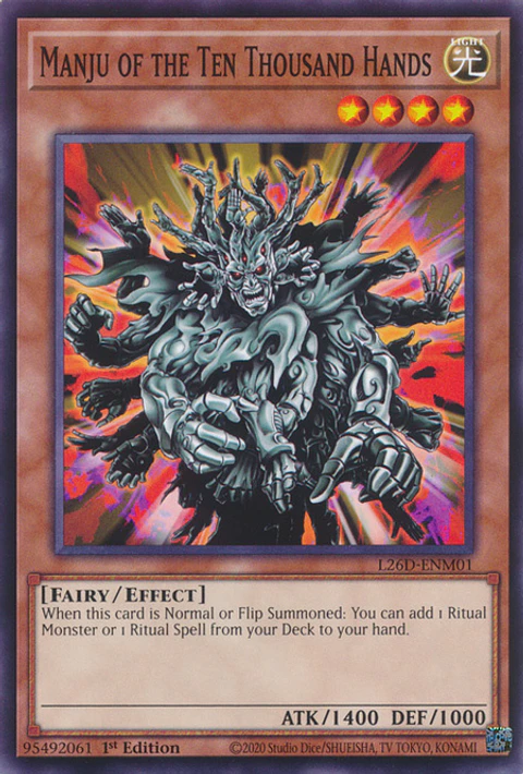 Manju of the Ten Thousand Hands - L26D-ENM01 - Common 