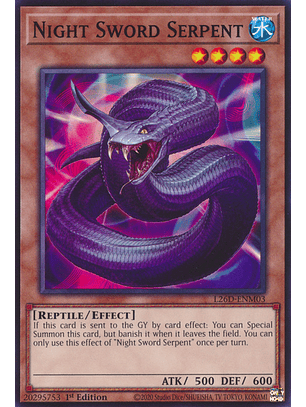 Night Sword Serpent - L26D-ENM03 - Common 