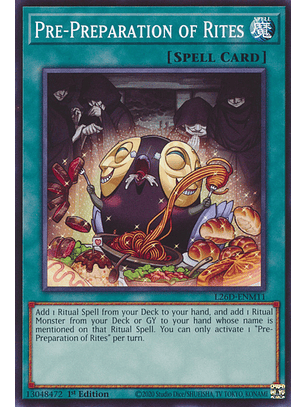 Pre-Preparation of Rites - L26D-ENM11 - Common 