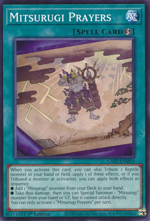 Mitsurugi Prayers - L26D-ENM14 - Common 