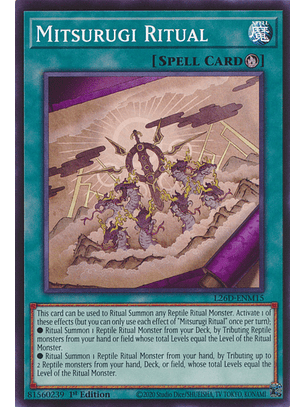 Mitsurugi Ritual - L26D-ENM15 - Common 