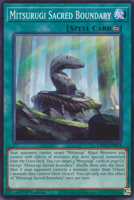 Mitsurugi Sacred Boundary - L26D-ENM18 - Common 1