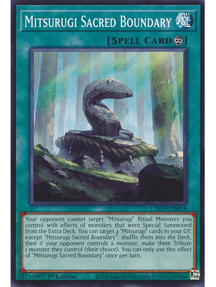 Mitsurugi Sacred Boundary - L26D-ENM18 - Common