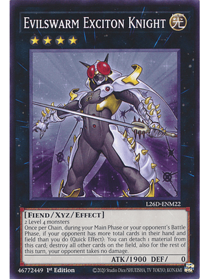 Evilswarm Exciton Knight - L26D-ENM22 - Common 