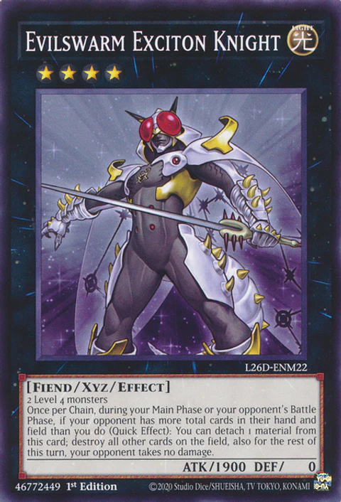 Evilswarm Exciton Knight - L26D-ENM22 - Common 
