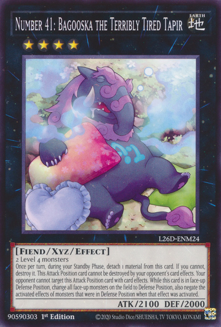Number 41: Bagooska the Terribly Tired Tapir - L26D-ENM24 - Common  1