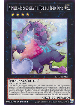 Number 41: Bagooska the Terribly Tired Tapir - L26D-ENM24 - Common 