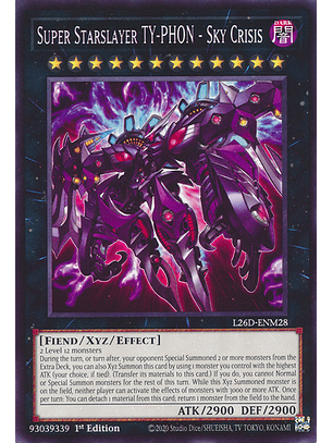 Super Starslayer TY-PHON - Sky Crisis - L26D-ENM28 - Common 