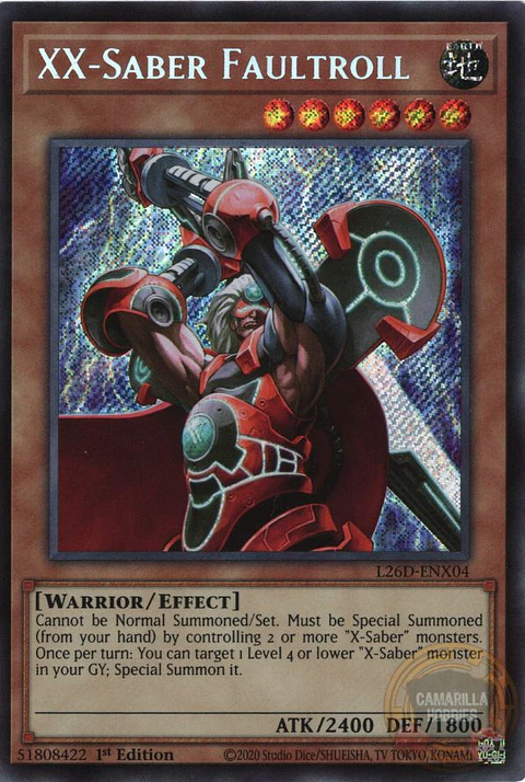 XX-Saber Faultroll - L26D-ENX04 - Secret Rare