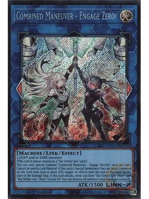 Combined Maneuver - Engage Zero! - L26D-ENS33 - Secret Rare