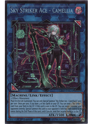 Sky Striker Ace - Camellia - L26D-ENS31 - Secret Rare