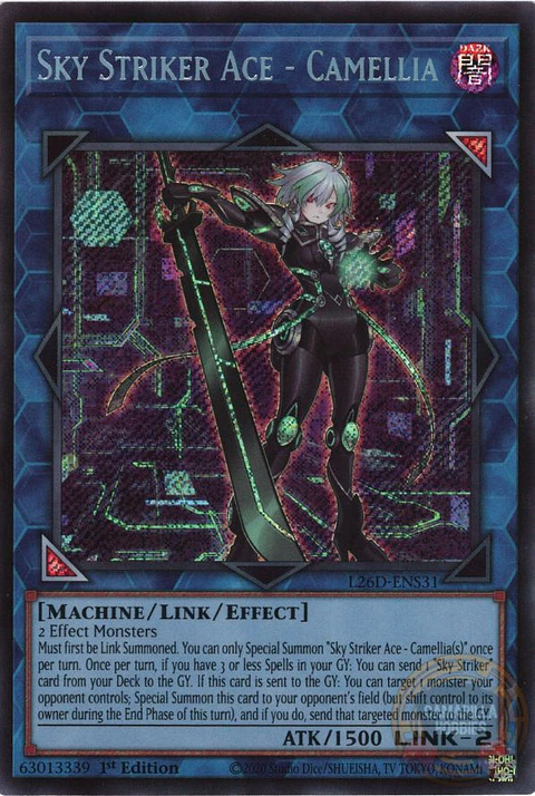 Sky Striker Ace - Camellia - L26D-ENS31 - Secret Rare