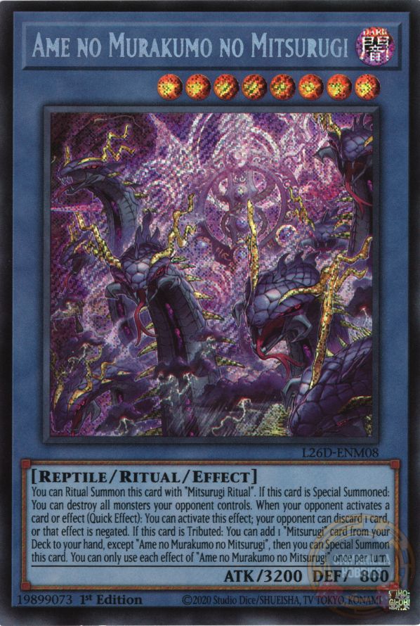 Ame no Murakumo no Mitsurugi - L26D-ENM08 - Secret Rare 1