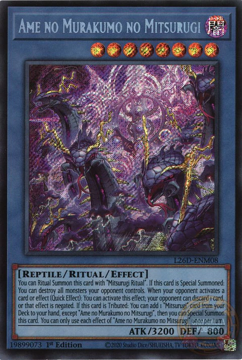 Ame no Murakumo no Mitsurugi - L26D-ENM08 - Secret Rare