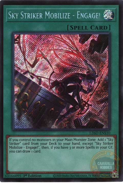 Sky Striker Mobilize - Engage! - L26D-ENS10 - Secret Rare (Alternate Art)