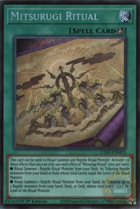 Mitsurugi Ritual - L26D-ENM15 - Secret Rare 1