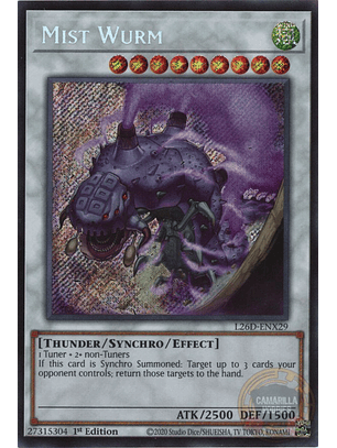 Mist Wurm - L26D-ENX29 - Secret Rare