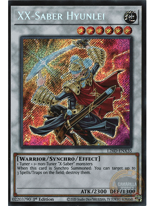 XX-Saber Hyunlei - L26D-ENX35 - Secret Rare