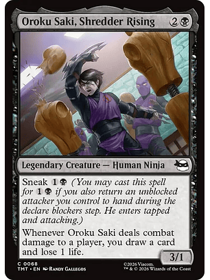 Oroku Saki, Shredder Rising - TMT - C
