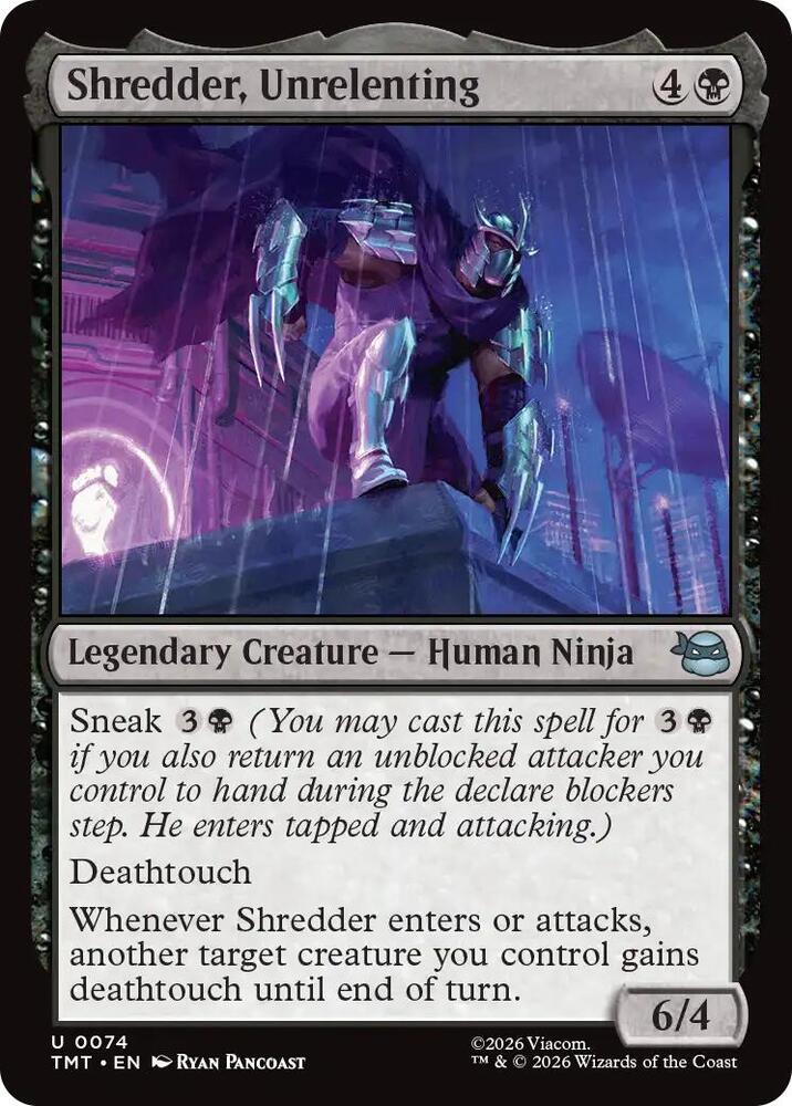 Shredder, Unrelenting - TMT - U 1