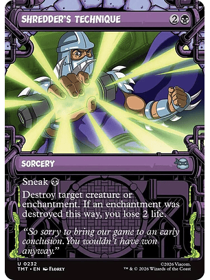 Shredder's Technique - TMT - U