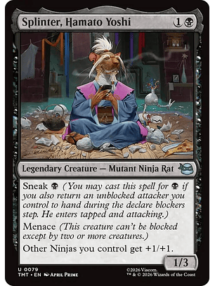 Splinter, Hamato Yoshi - TMT - U