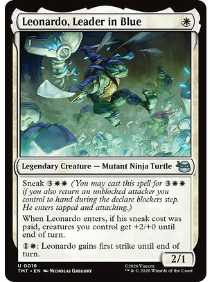 Leonardo, Leader in Blue - TMT - U