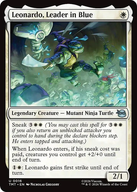 Leonardo, Leader in Blue - TMT - U