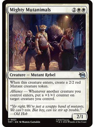 Mighty Mutanimals - TMT - U