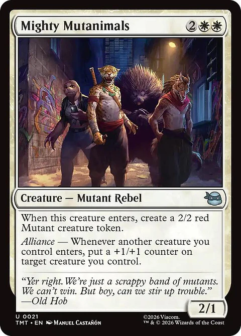 Mighty Mutanimals - TMT - U