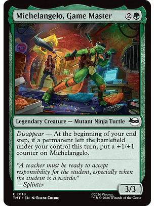 Michelangelo, Game Master - TMT - C