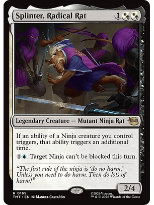 Splinter, Radical Rat - TMT - R