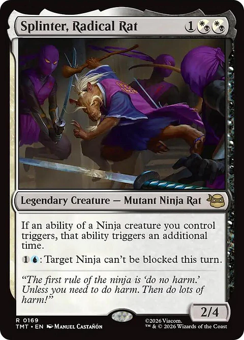 Splinter, Radical Rat - TMT - R