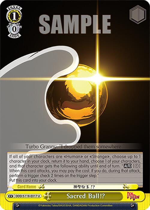 Sacred Ball!? - DDD/S118-E017 U - Uncommon  1