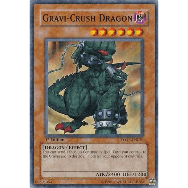 Gravi-Crush Dragon - FOTB-EN030 - Common