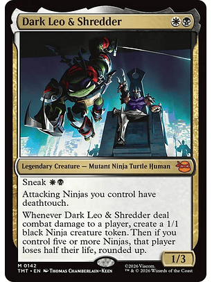 Dark Leo y Shredder - TMT - M