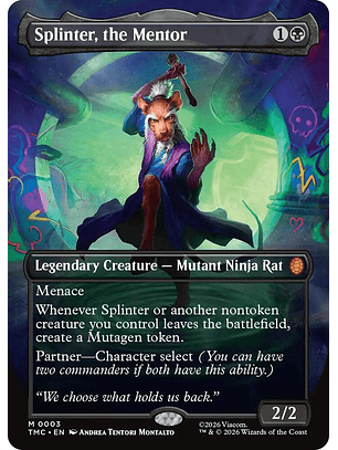 Splinter, the Mentor - TMC - M