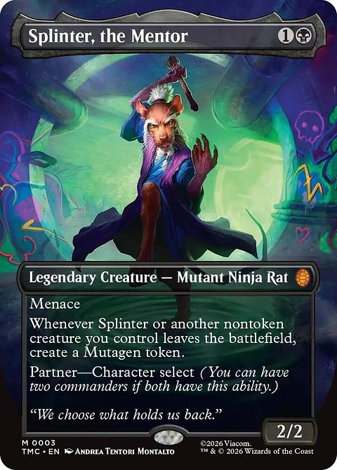 Splinter, the Mentor - TMC - M