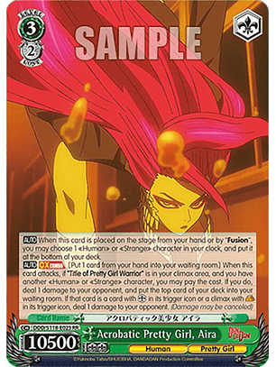 Acrobatic Pretty Girl, Aira - DDD/S118-E023 RR - Double Rare