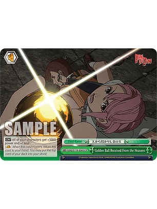 Golden Ball Received From the Heavens - DDD/S118-E042 CR - Climax Rare 