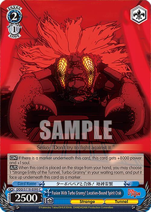 Fusion With Turbo Granny! Location-Bound Spirit Crab - DDD/S118-E095 C - Common  1