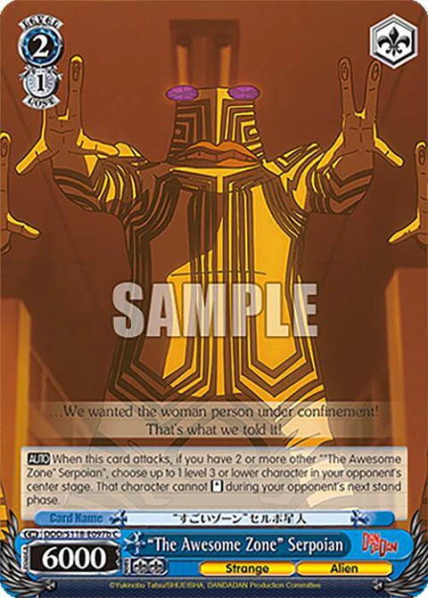 "The Awesome Zone" Serpoian (B) - DDD/S118-E097b C - Common 