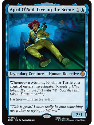 April O'Neil, Live on the Scene - TMC - M