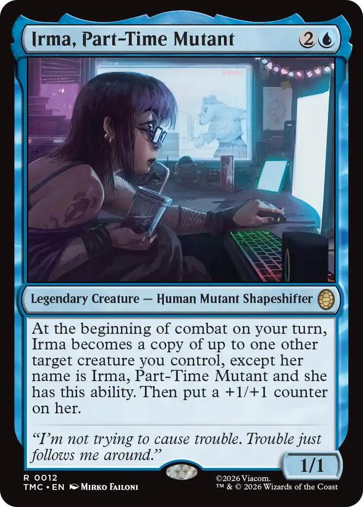Irma, Part-Time Mutant - TMC -R 1