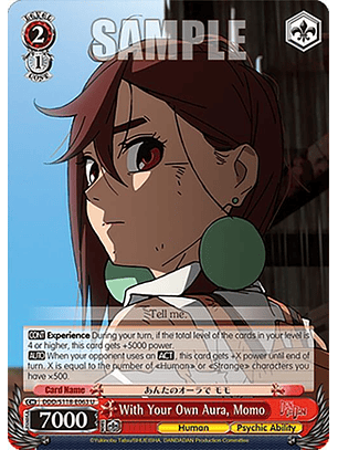 With Your Own Aura, Momo - DDD/S118-E063 U - Uncommon 