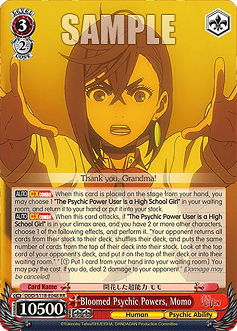 Bloomed Psychic Powers, Momo - DDD/S118-E048 RR - Double Rare