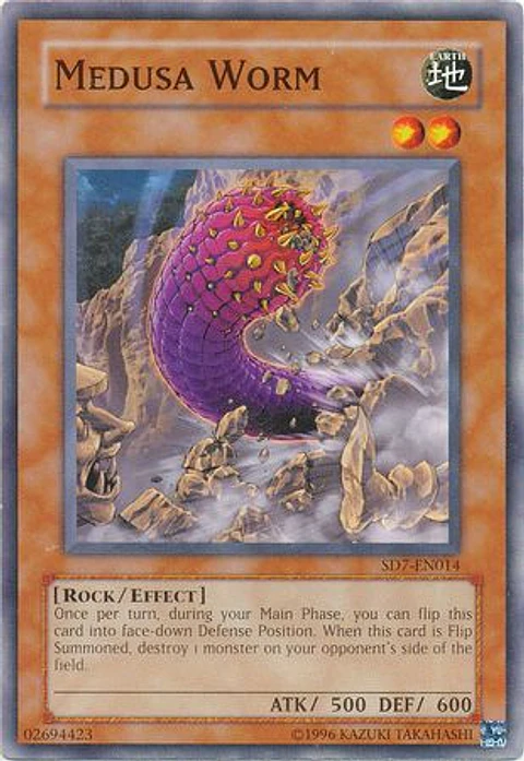 Medusa Worm - SD7-EN014 - Common