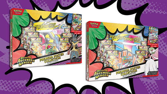 Pokémon TCG: Mega Evolution - Ascended Heroes - Premium Poster Collection Lucario o Gradevoir 1